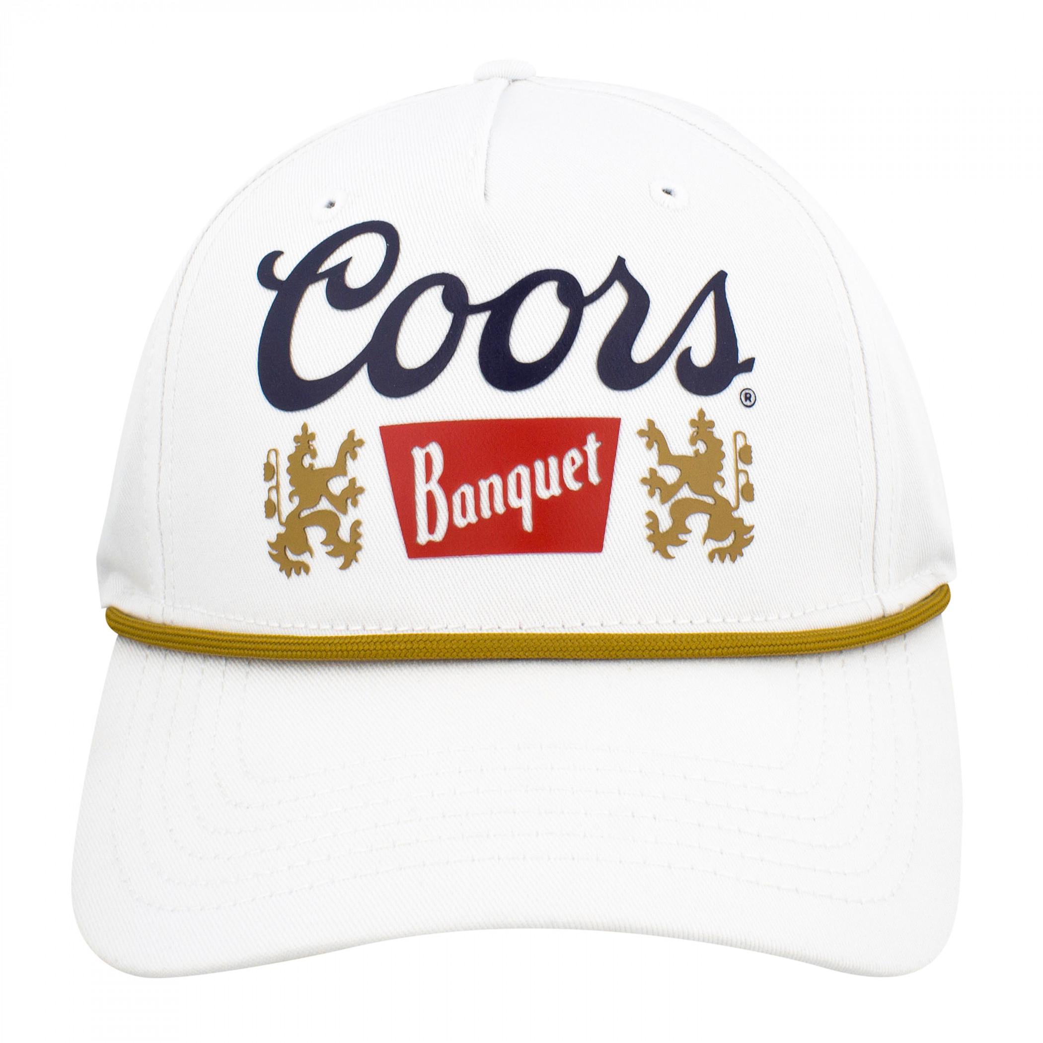 Coors Banquet Gold Rope Adjustable Golfer Hat